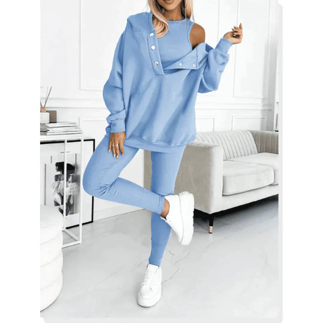 Jasmine | Women’s Spring Three-Piece Casual Lounge Set 0