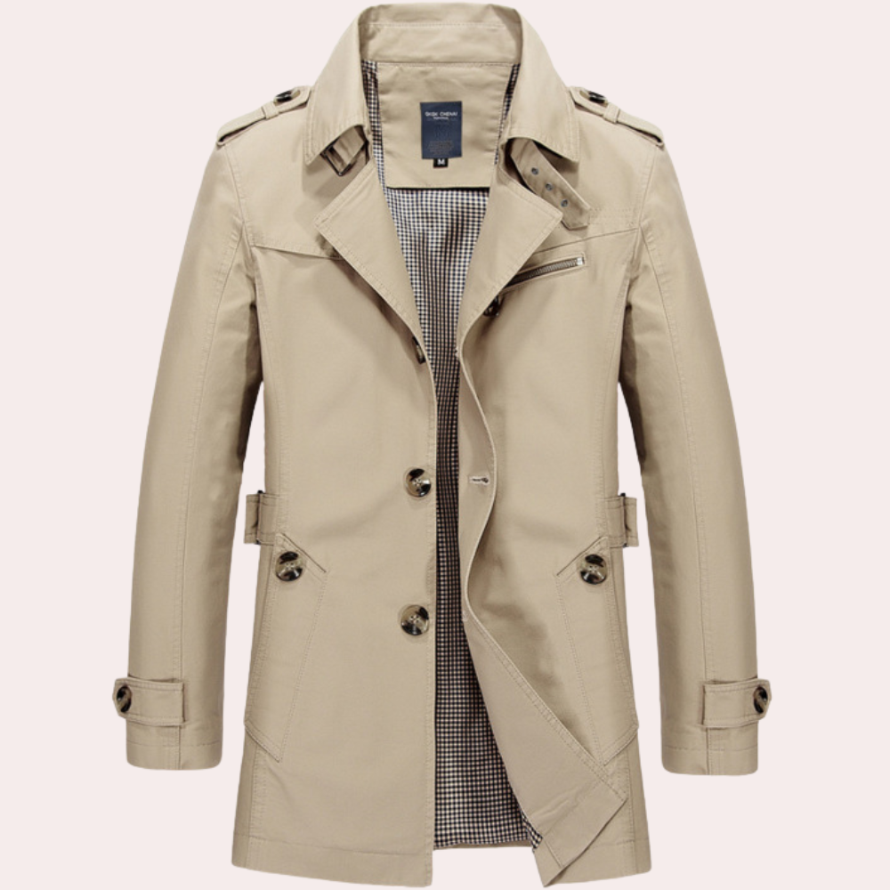 Jason | Men’s Stylish Trench Coat for Winter 3