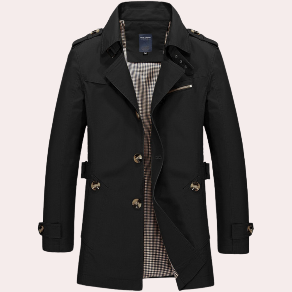 Jason | Men’s Stylish Trench Coat for Winter 4