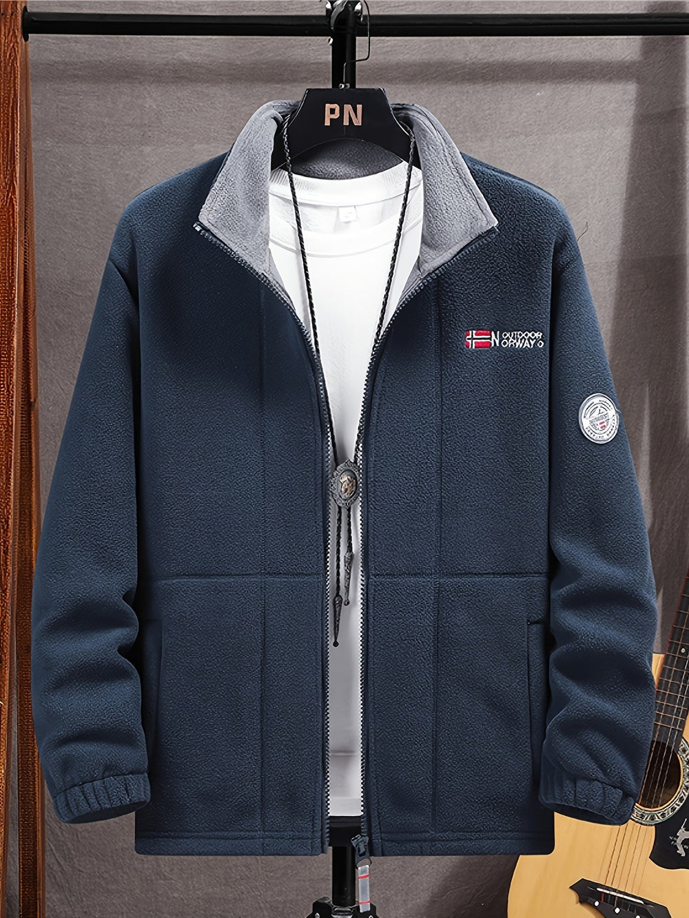 Jayden | Men’s Classic Zip Closure Outdoor Fleece Jacket 1