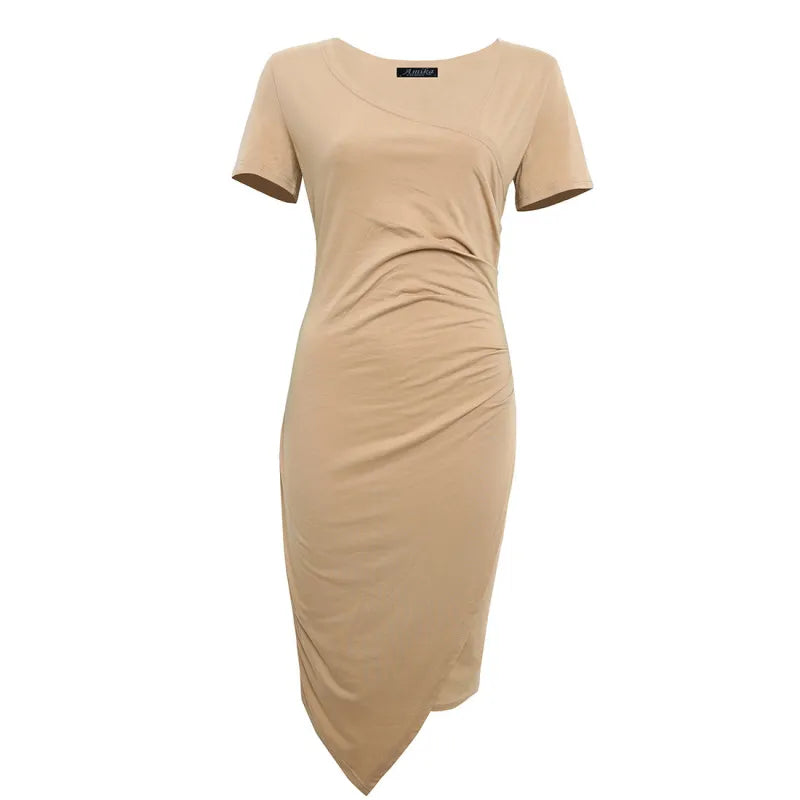 Katie | Women’s Classic Short Sleeve Bodycon Dress 13