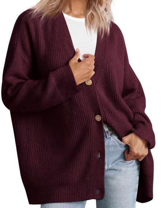 Katie | Women’s Relaxed Fit Long Sleeve Knit Cardigan 2