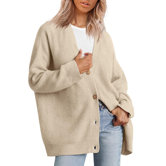 Katie | Women’s Relaxed Fit Long Sleeve Knit Cardigan 8