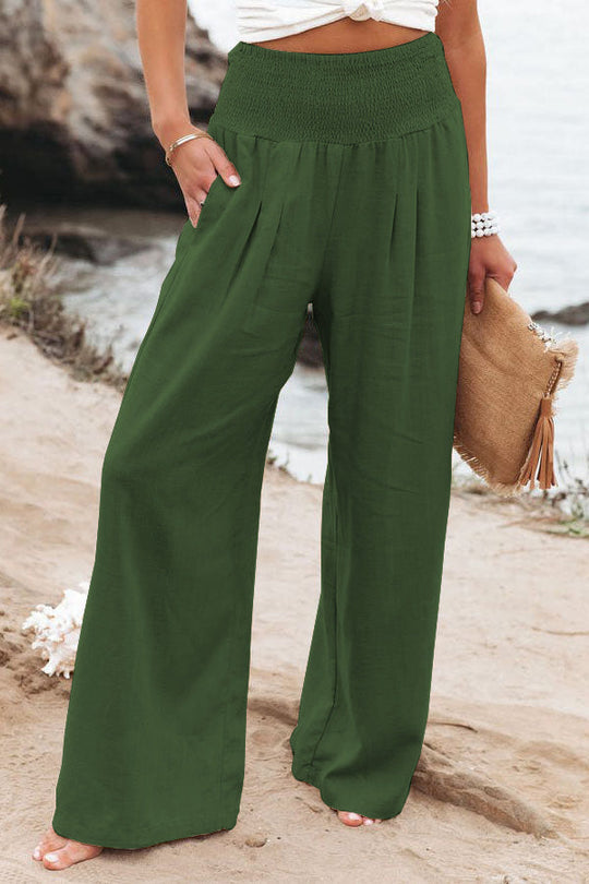 Lauren | Women’s Casual High-Waist Wide-Leg Trousers 7