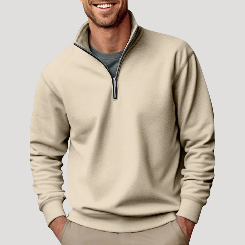 Liam | Men’s Minimal Quarter Zip Sweatshirt 1