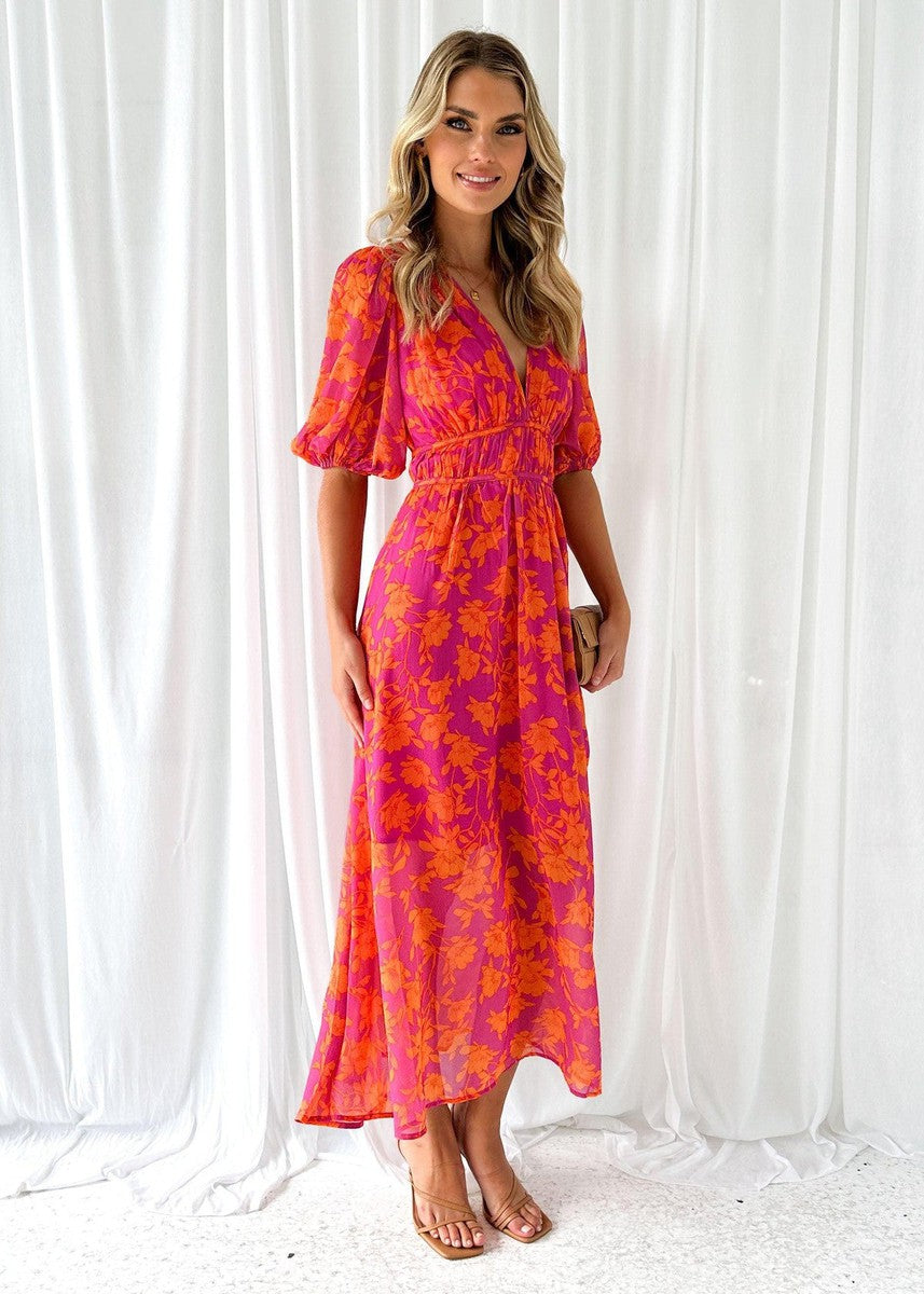 Lyra | Floral Midi Dress 1