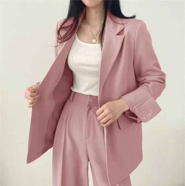 Maria | Women’s Tailored Suit Sets With Long Blazer Statement 1
