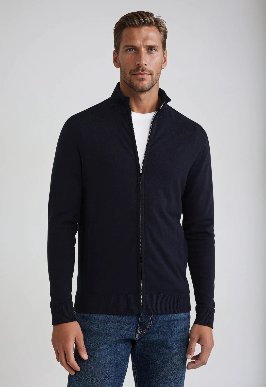 Matthew | Men’s Full Zip Classic Style Sweatshirt 0