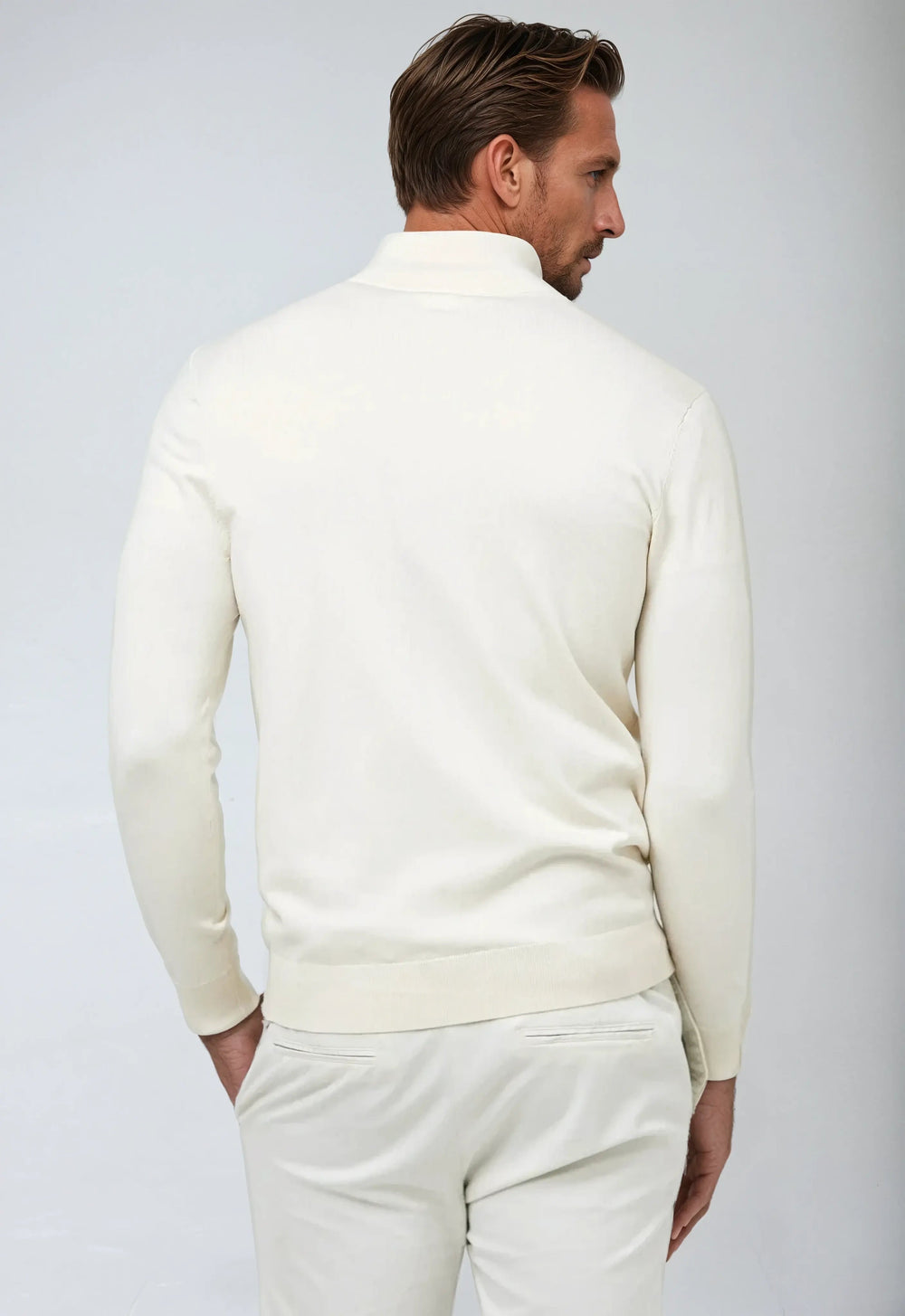 Michael | Men’s Half Zip Classic Style Sweatshirt 1