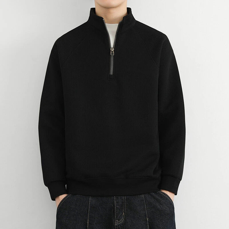 Oliver | Men’s Trendy Half Zip Pullover Sweater 1