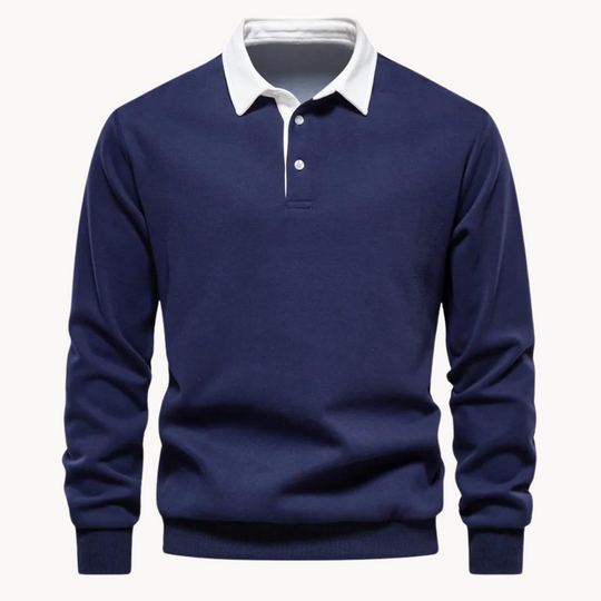 Patrick | Men’s Contrast Collar Long Sleeve Sweatshirt 3