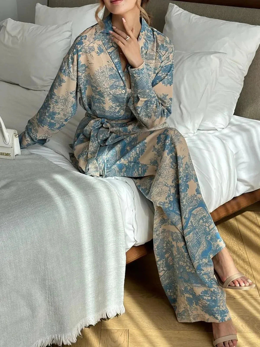 Scarlett | Women’s Relaxed Fit Belted Lounge Set 1