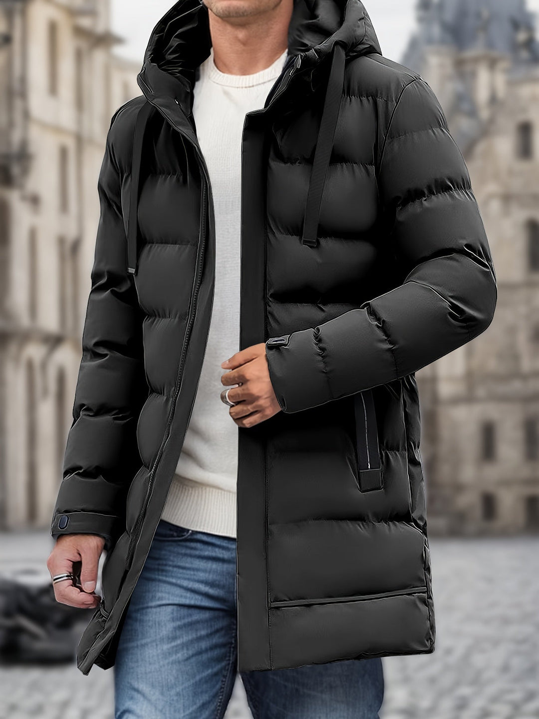 Scott | Men’s Hooded Long Puffer Winter Jacket 5