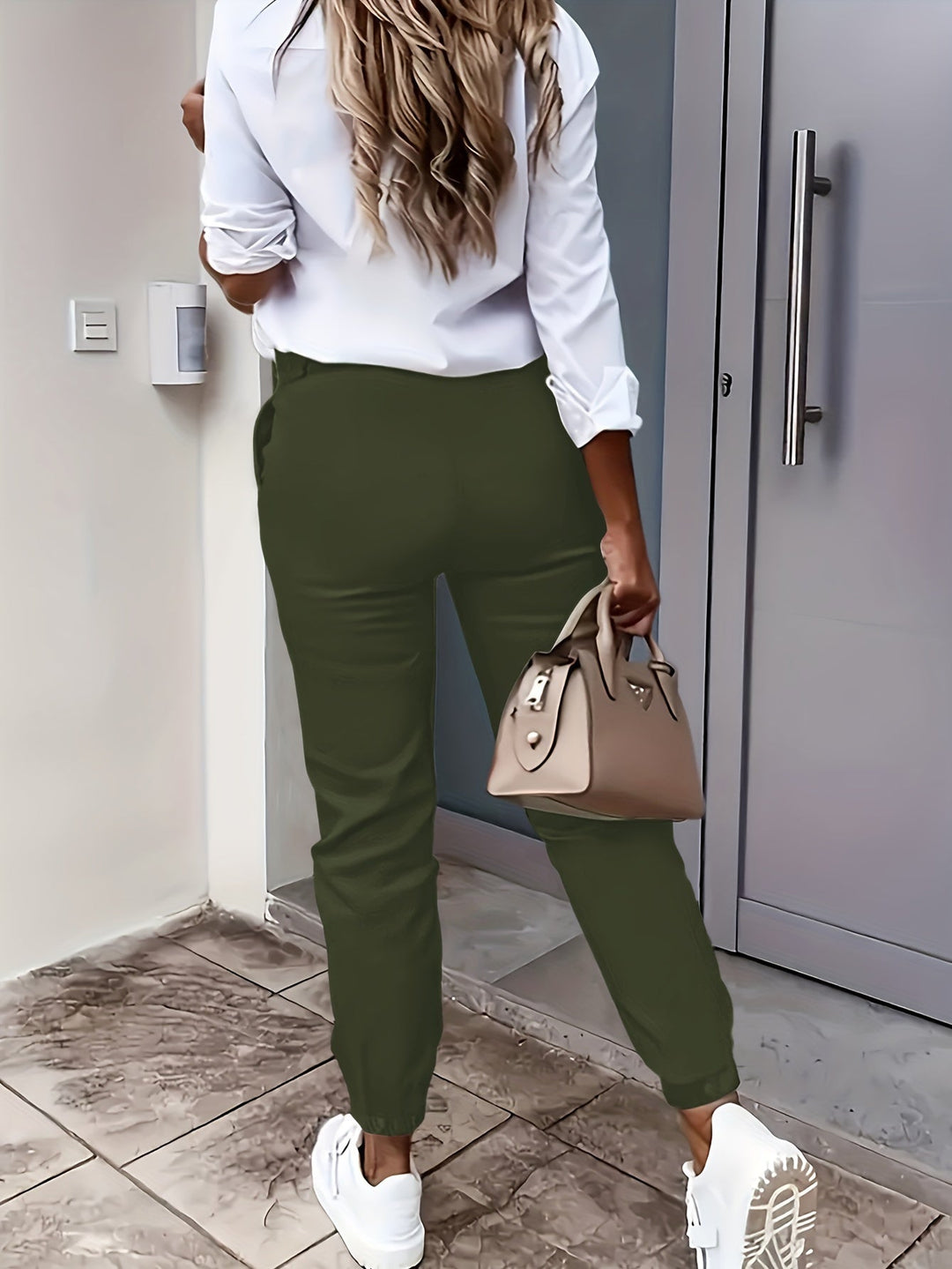 Sophia – Sleek High-Waisted Tapered Pants 6