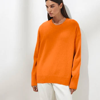 Women's Winter Sweater with Ribbed Cuffs – Soft Knit Casual Sweater for All-Day Comfort and Versatile Styling 5