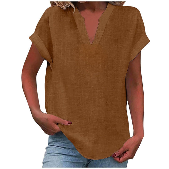 Xavina | V-Neck Blouse 10