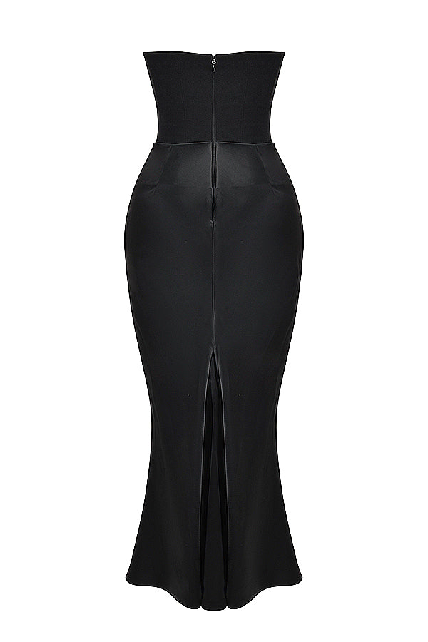 Elegant Strapless Corset Dress for Women