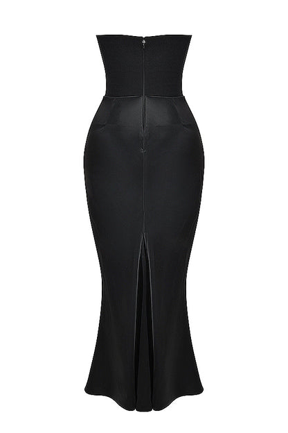 Strapless Corset Maxi Dress for Women